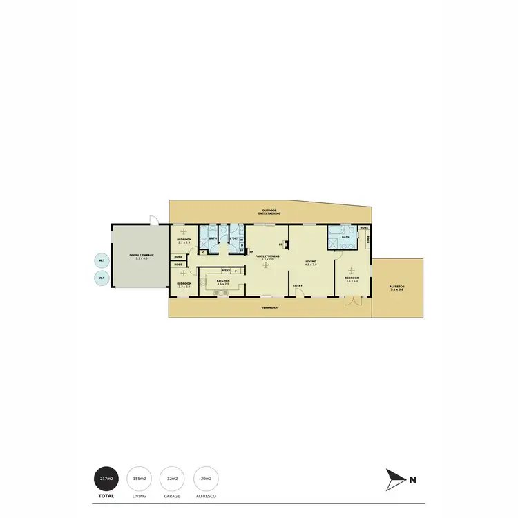 Floorplan of Homely house listing, 6 Priory Place, Upper Sturt SA 5156