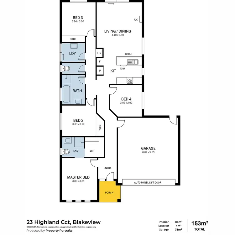 Floorplan of Homely house listing, 23 Highland Circuit, Blakeview SA 5114