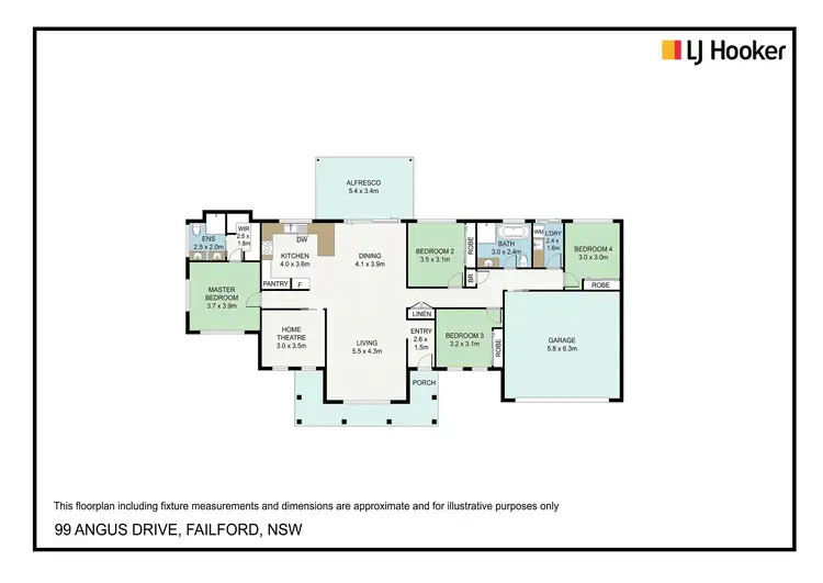 Floorplan of Homely house listing, 99 Angus Drive, Failford NSW 2430