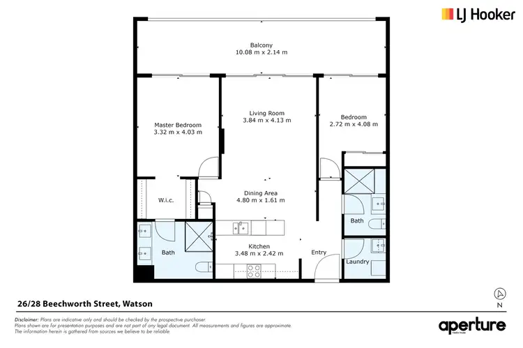 Floorplan of Homely unit listing, 26/28 Beechworth Street, Watson ACT 2602