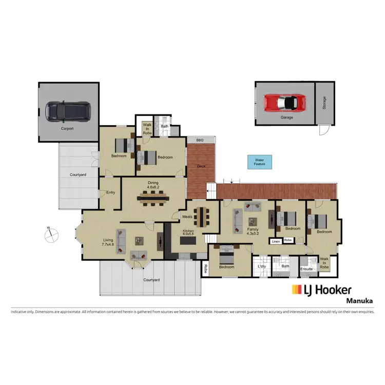 Floorplan of Homely house listing, 9 Grant Crescent, Griffith ACT 2603