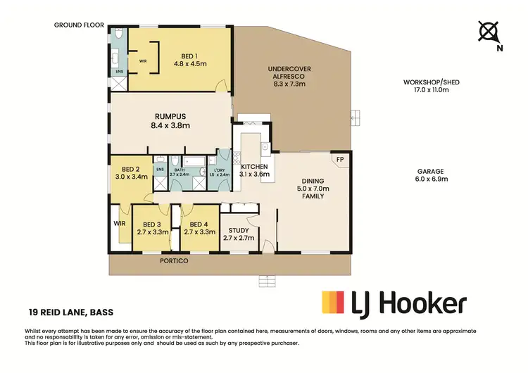 Floorplan of Homely rural property listing, 19 Reid Lane, Bass VIC 3991