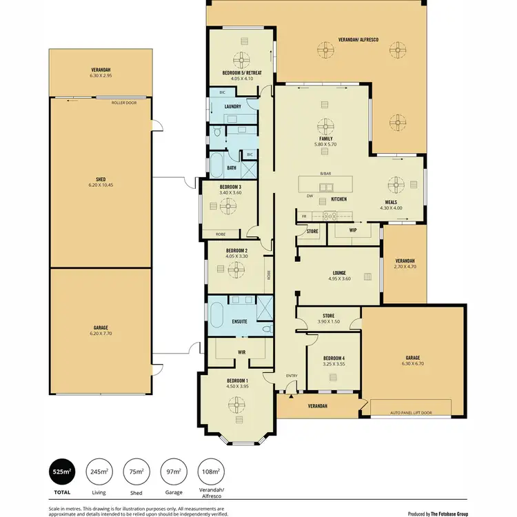 Floorplan of Homely house listing, 541 Rosedale Road, Rosedale SA 5350