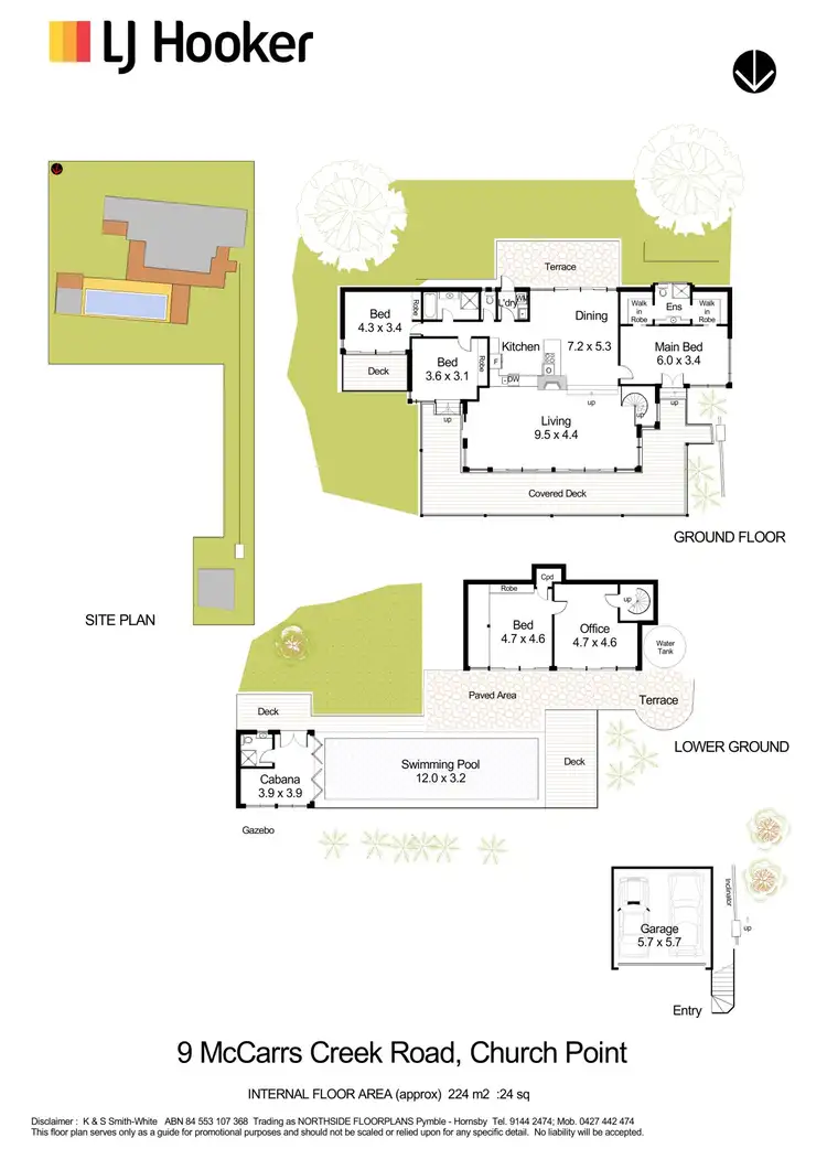 Floorplan of Homely house listing, 9 McCarrs Creek Road, Church Point NSW 2105