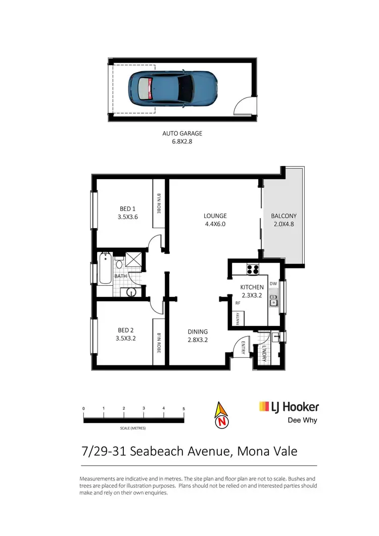 Floorplan of Homely apartment listing, 7/29-31 Seabeach Avenue, Mona Vale NSW 2103