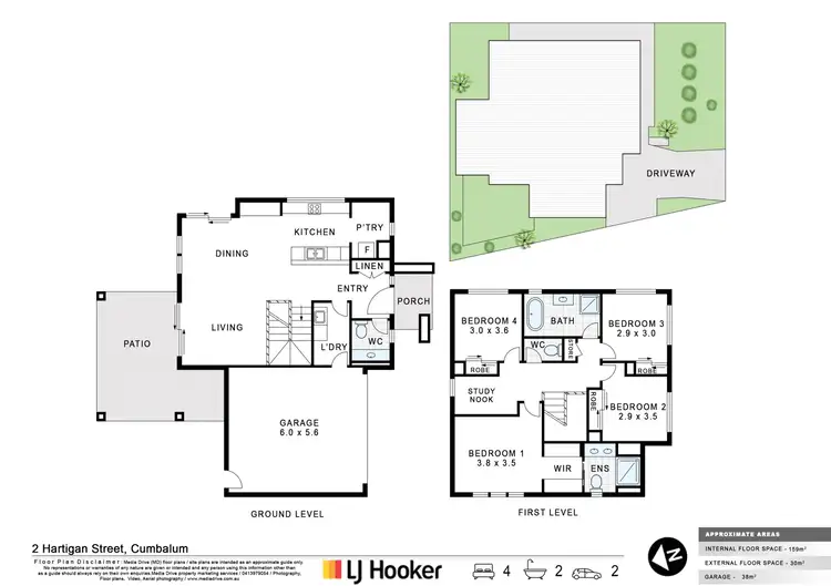 Floorplan of Homely house listing, 2 Hartigan Street, Cumbalum NSW 2478