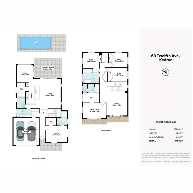 Floorplan of Homely house listing, 63 Twelfth Avenue, Kedron QLD 4031