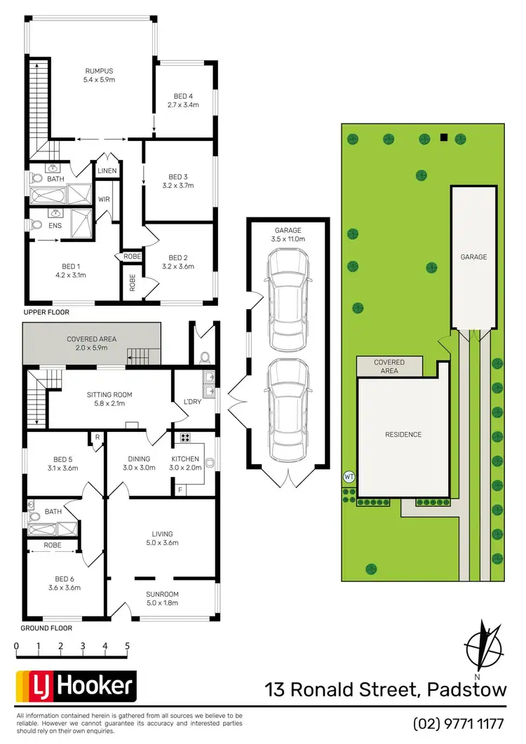 Floorplan of Homely house listing, 13 Ronald Street, Padstow NSW 2211