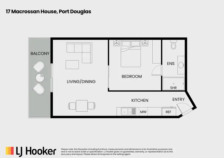 Floorplan of Homely unit listing, 17/19 Macrossan Street, Port Douglas QLD 4877