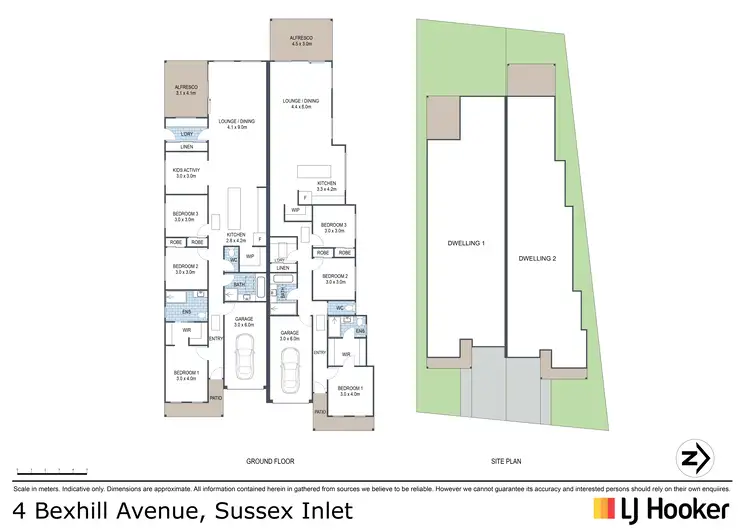Floorplan of Homely land listing, 4 Bexhill Avenue, Sussex Inlet NSW 2540
