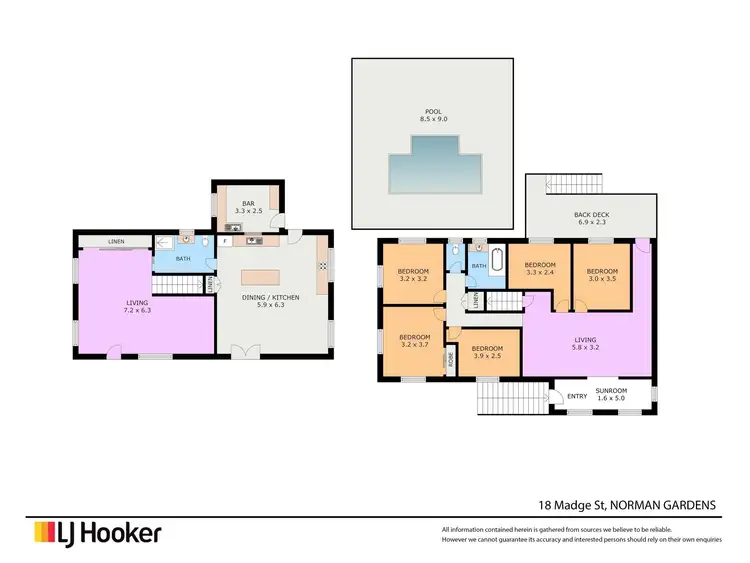 Floorplan of Homely house listing, 18 Madge Street, Norman Gardens QLD 4701