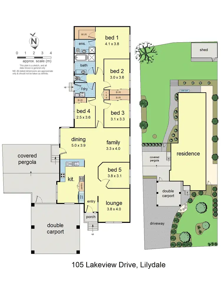 Floorplan of Homely house listing, 105 Lakeview Drive, Lilydale VIC 3140