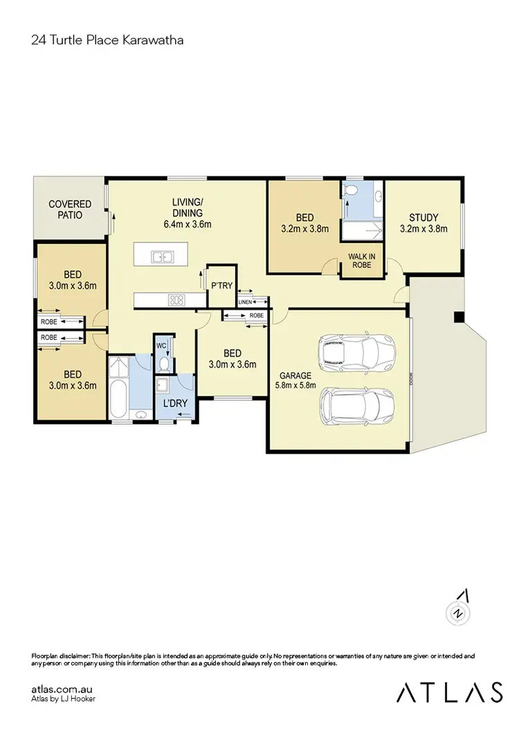 Floorplan of Homely house listing, 24 Turtle Place, Karawatha QLD 4117