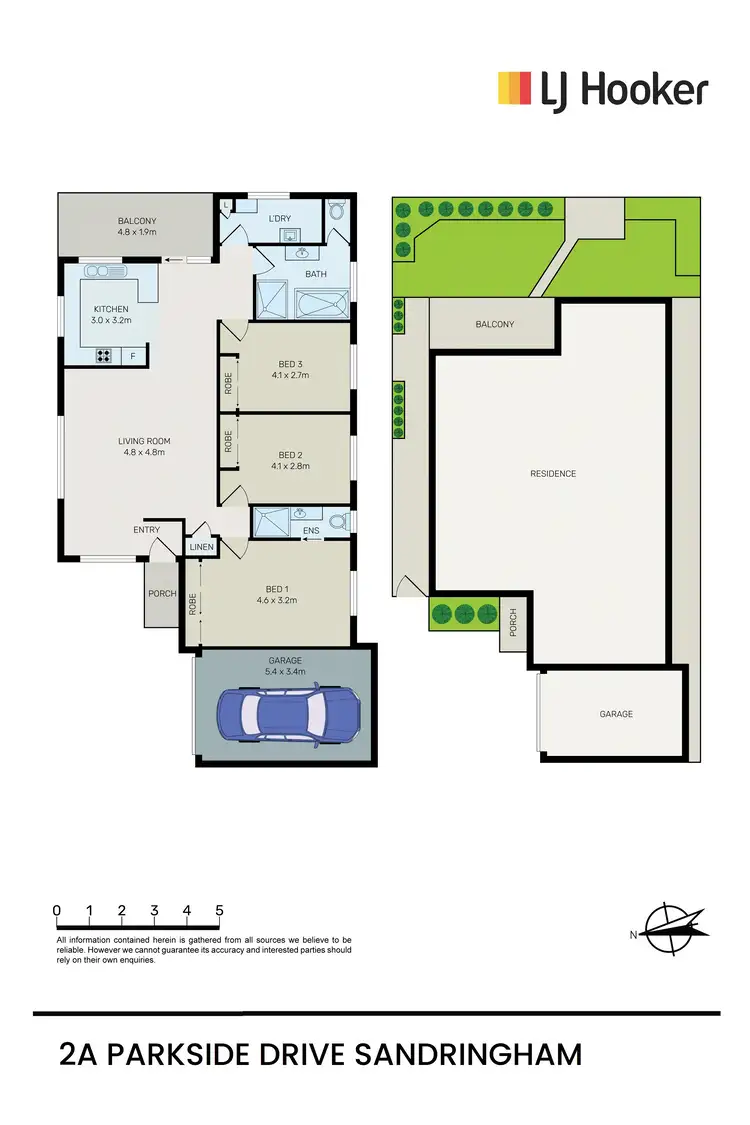 Floorplan of Homely house listing, 2A Parkside Drive, Sandringham NSW 2219