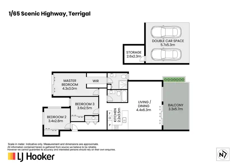 Floorplan of Homely apartment listing, 1/65 Scenic Highway, Terrigal NSW 2260