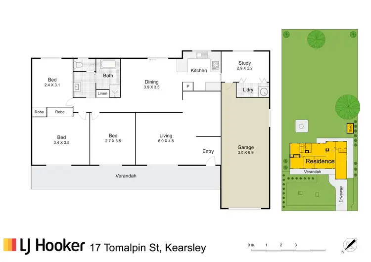 Floorplan of Homely house listing, 17 Tomalpin Street, Kearsley NSW 2325