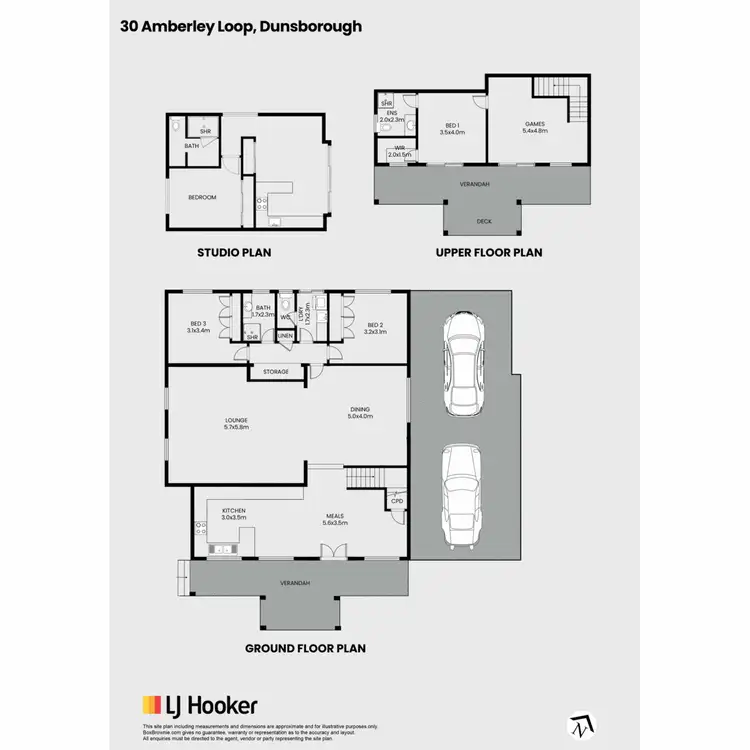 Floorplan of Homely house listing, 30 Amberley Loop, Dunsborough WA 6281
