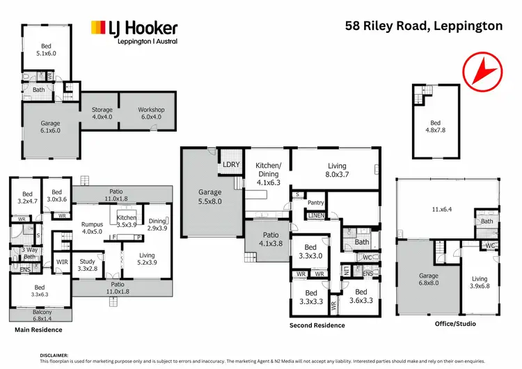 Floorplan of Homely rural property listing, 58 Riley Road, Leppington NSW 2179