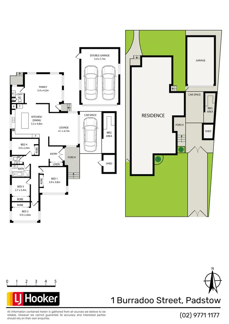 Floorplan of Homely house listing, 1 Burradoo Street, Padstow NSW 2211