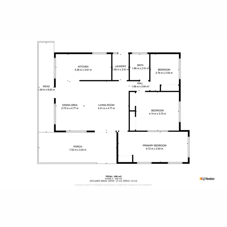 Floorplan of Homely house listing, 18 Broadway, Herberton QLD 4887