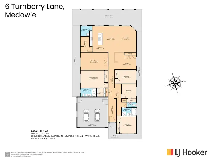 Floorplan of Homely house listing, 6 Turnberry Lane, Medowie NSW 2318