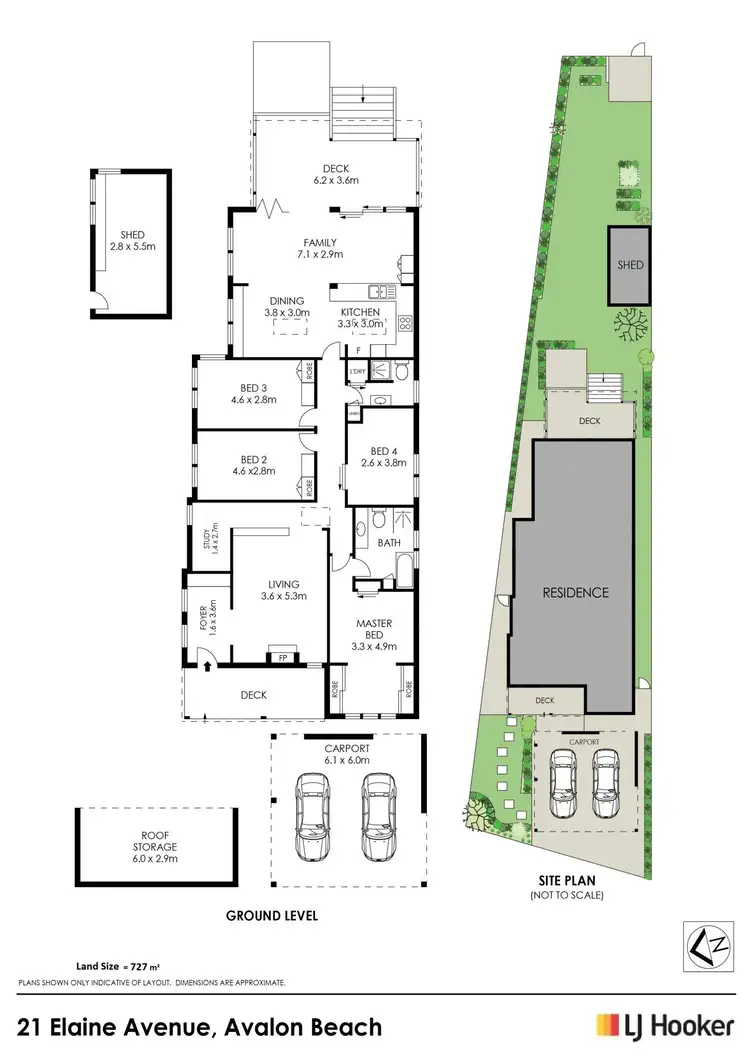 Floorplan of Homely house listing, 21 Elaine Avenue, Avalon Beach NSW 2107