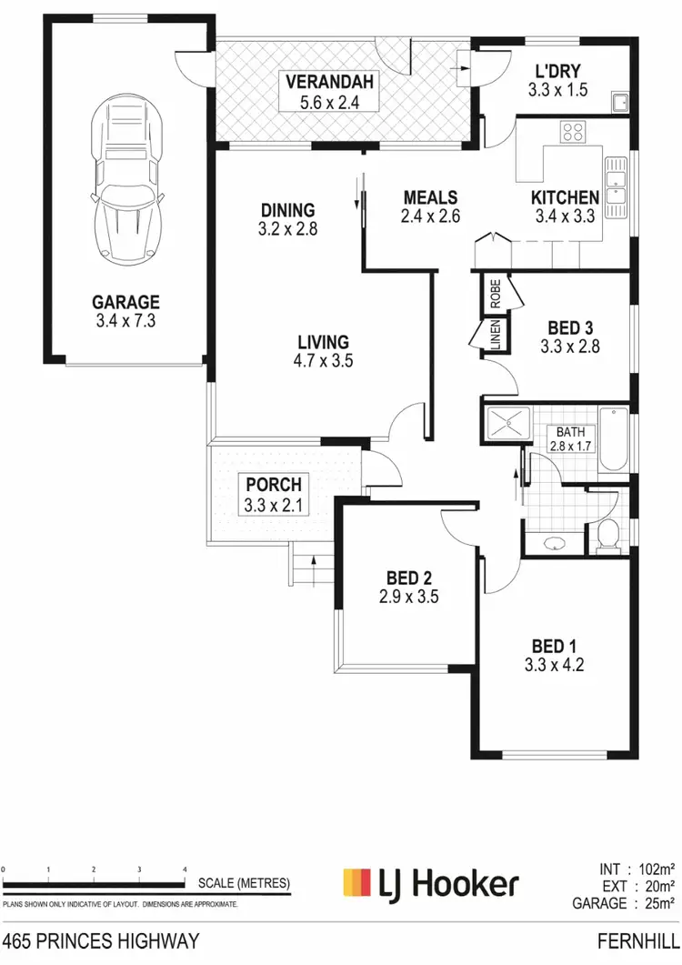 Floorplan of Homely house listing, 465 Princes Highway, Fernhill NSW 2519