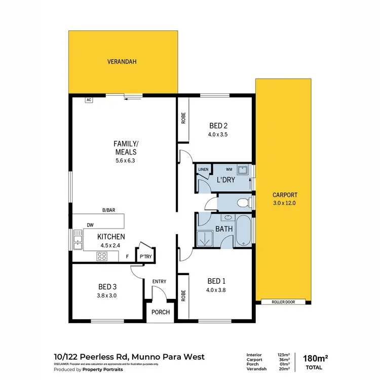 Floorplan of Homely house listing, 10/122 Peerless Road, Munno Para West SA 5115