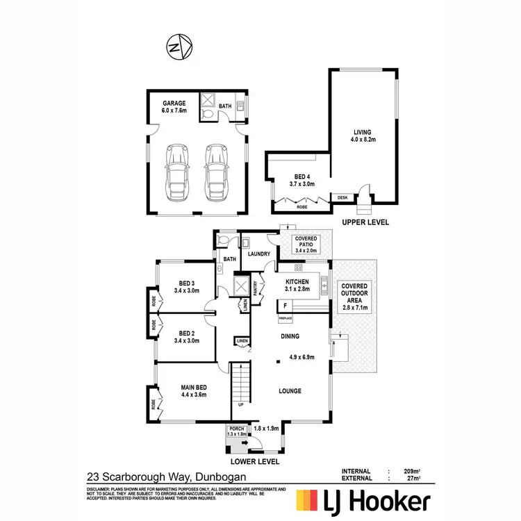 Floorplan of Homely house listing, 23 Scarborough Way, Dunbogan NSW 2443