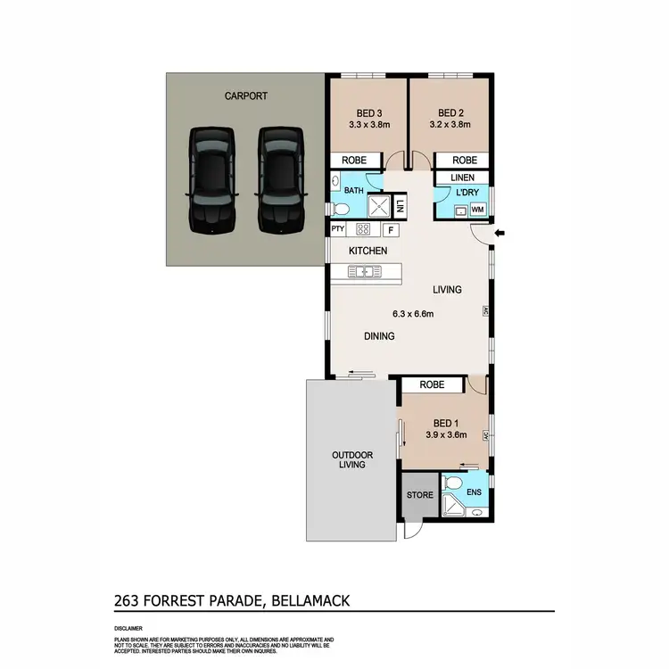 Floorplan of Homely house listing, 263 Forrest Parade, Bellamack NT 832