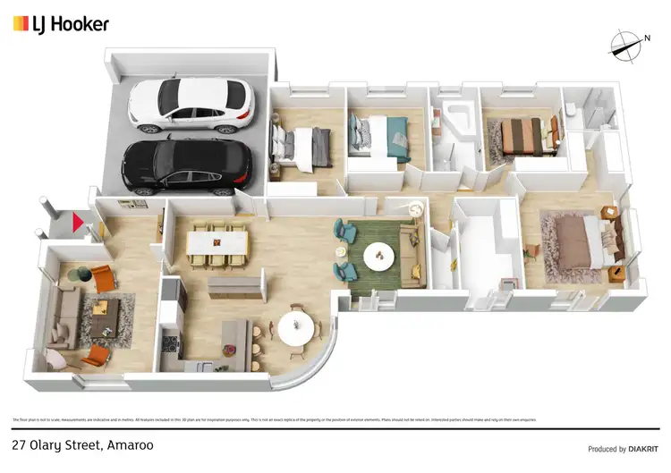 Floorplan of Homely house listing, 27 Olary Street, Amaroo ACT 2914