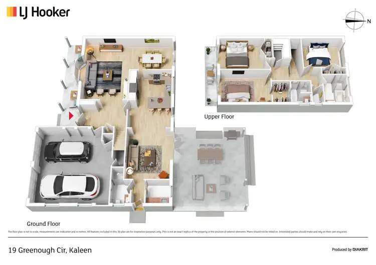 Floorplan of Homely house listing, 19 Greenough Circuit, Kaleen ACT 2617