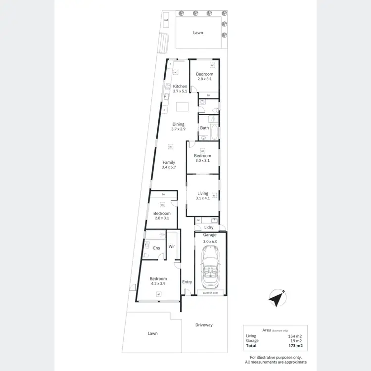 Floorplan of Homely house listing, 6 Thompson Avenue, Northfield SA 5085