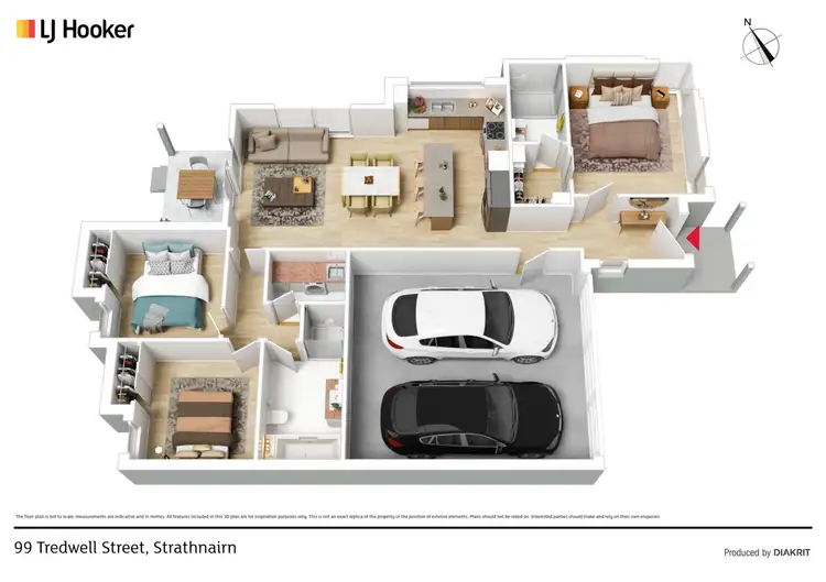 Floorplan of Homely house listing, 99 Tredwell Street, Strathnairn ACT 2615