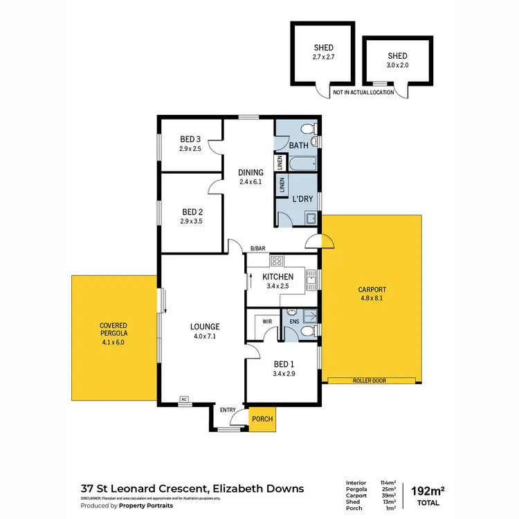 Floorplan of Homely house listing, 37 St Leonard Crescent, Elizabeth Downs SA 5113