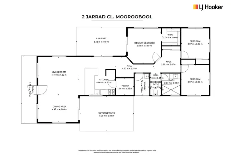 Floorplan of Homely house listing, 2 Jarrad Close, Mooroobool QLD 4870