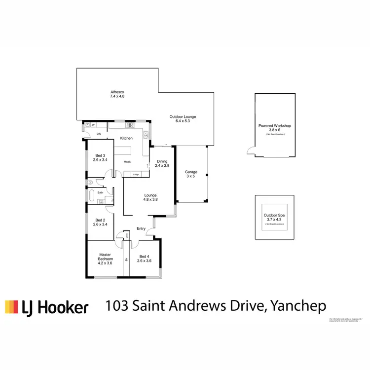 Floorplan of Homely house listing, 103 St Andrews Drive, Yanchep WA 6035