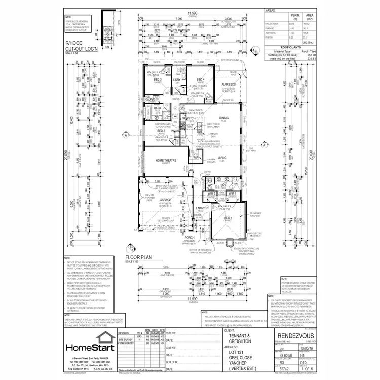 Floorplan of Homely house listing, 2 OBEL Close, Yanchep WA 6035