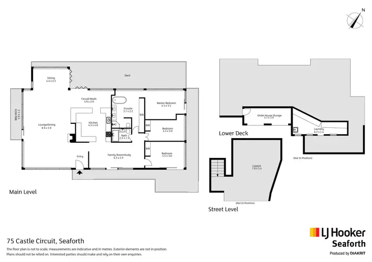 Floorplan of Homely house listing, 75 Castle Circuit, Seaforth NSW 2092