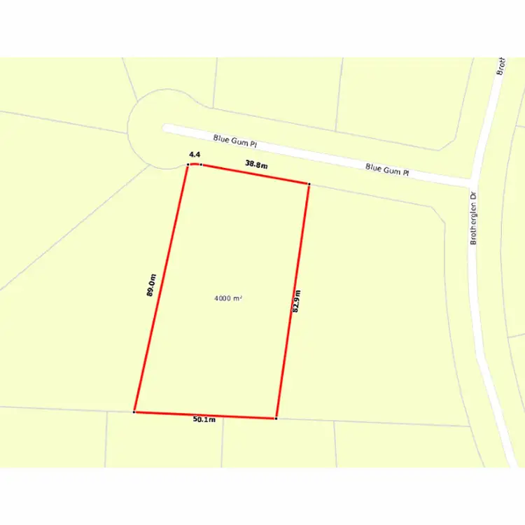 Floorplan of Homely land listing, 3 Blue Gum Place, Kew NSW 2439