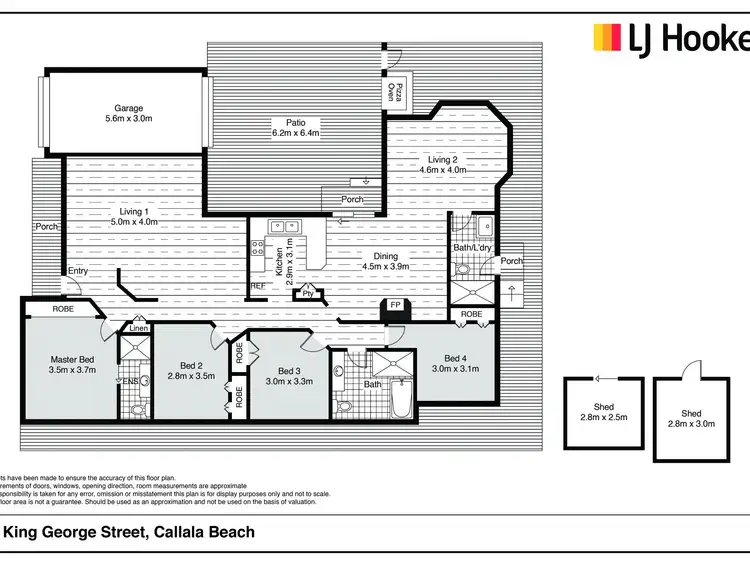 Floorplan of Homely house listing, 22 King George Street, Callala Beach NSW 2540