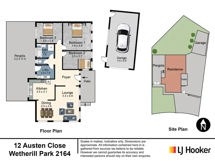 Floorplan of Homely house listing, 12 Austen Close, Wetherill Park NSW 2164