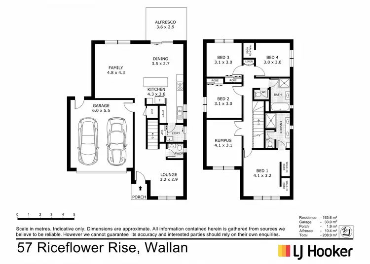 Floorplan of Homely house listing, 57 Riceflower Rise, Wallan VIC 3756