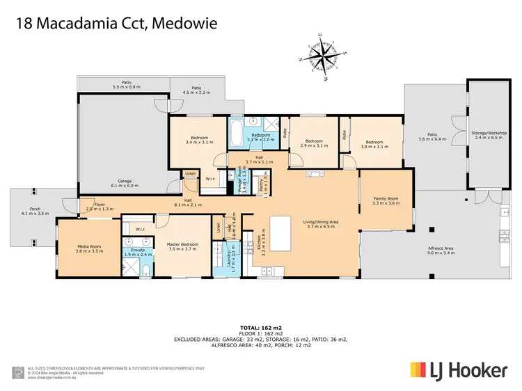 Floorplan of Homely house listing, 18 Macadamia Circuit, Medowie NSW 2318