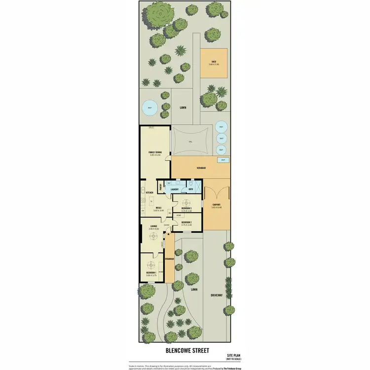 Floorplan of Homely house listing, 26 Blencowe Street, Elizabeth Grove SA 5112