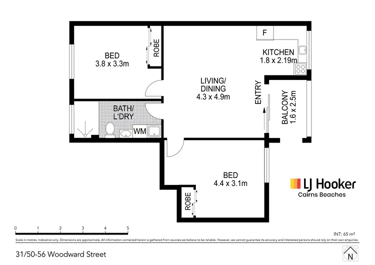 Floorplan of Homely unit listing, 31/50-56 Woodward Street, Edge Hill QLD 4870