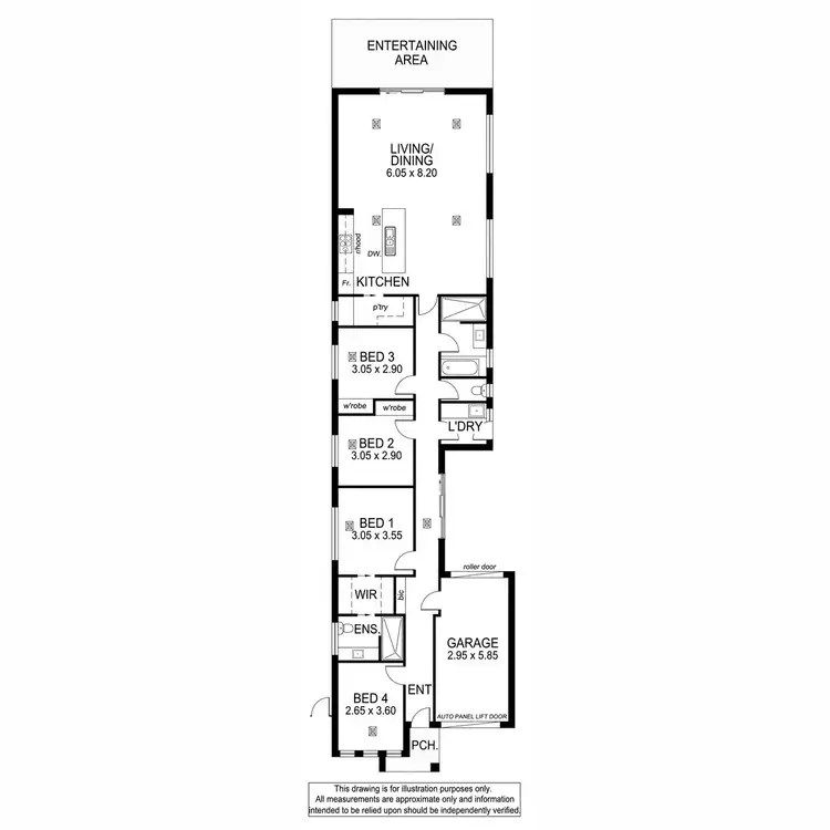 Floorplan of Homely house listing, 44A English Avenue, Clovelly Park SA 5042
