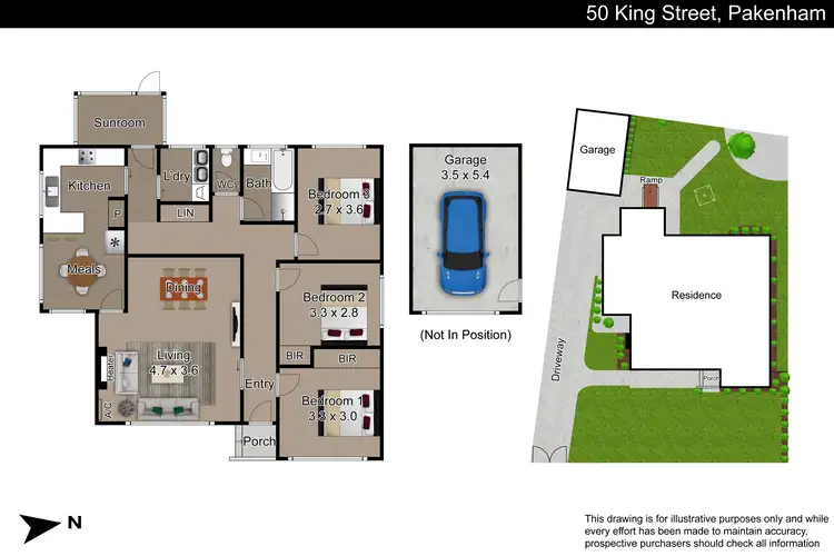 Floorplan of Homely house listing, 50 King Street, Pakenham VIC 3810