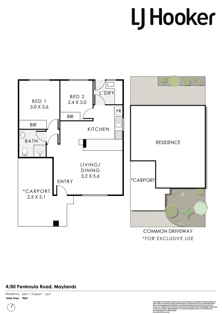 Floorplan of Homely villa listing, 4/80 Peninsula Road, Maylands WA 6051