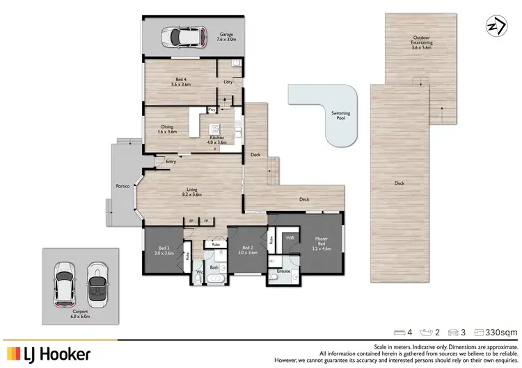 Floorplan of Homely house listing, 17 Wandoo Court, Karana Downs QLD 4306